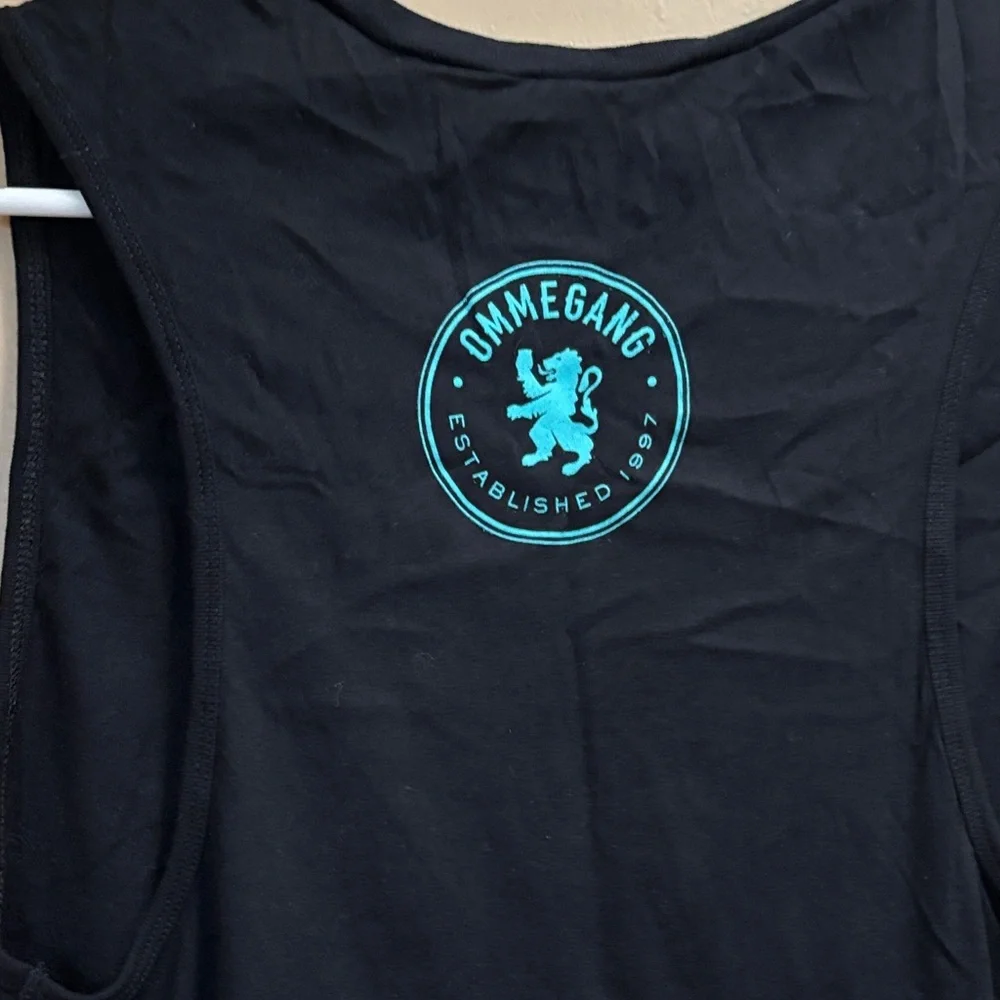 Ommegang Brewery Black Neon Rainbows Tank Top - Picture 4 of 4